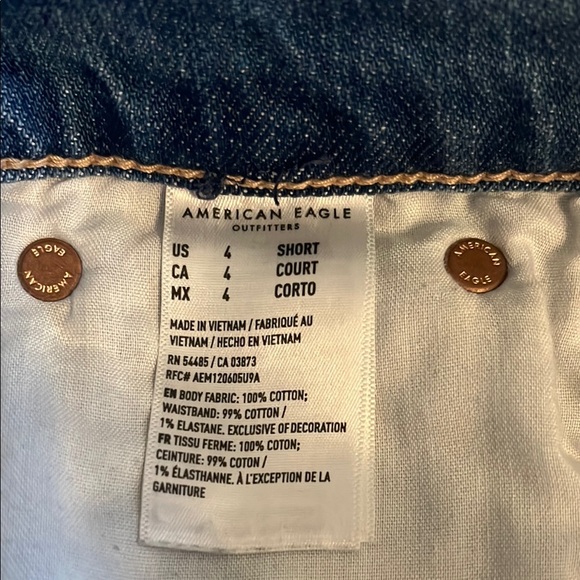 American Eagle Outfitters Blue Boyfriend Jeans with White Stripe - Picture 12 of 12